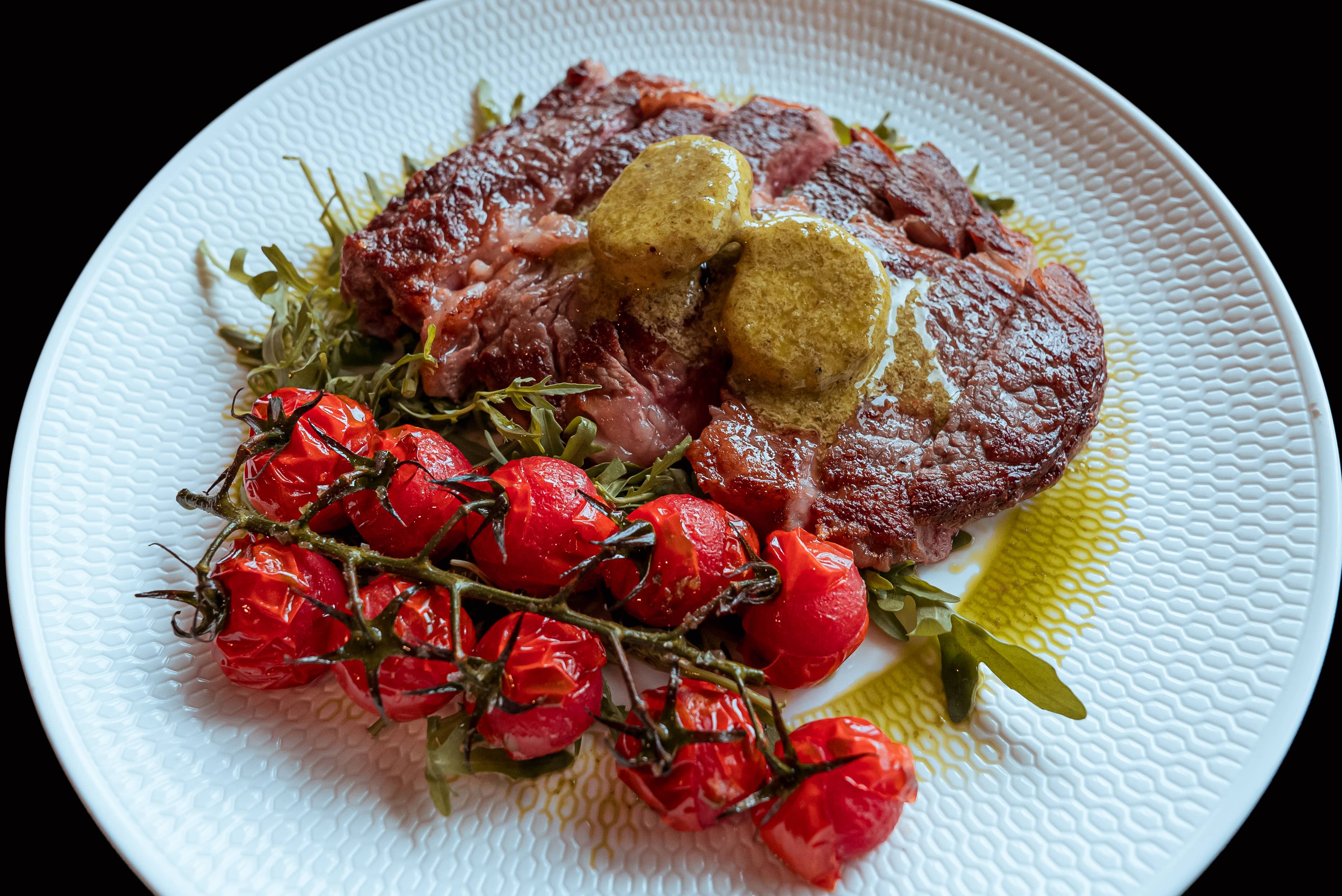 Aussie Beef Wagyu Steak with Chimichurri Sauce & Cherry Tomatoes | Aussie Beef & Lamb | UK