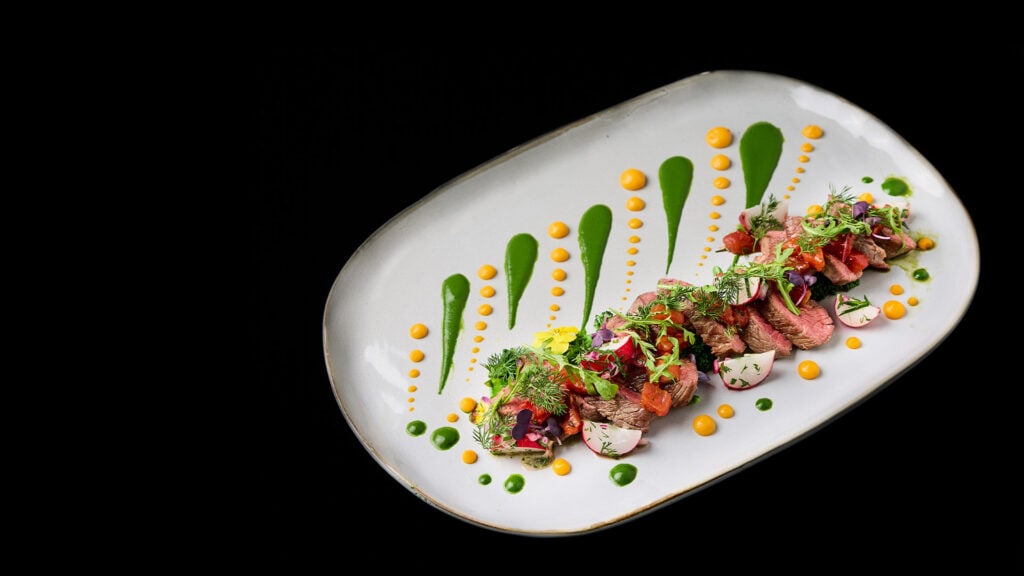 Aussie Lamb UK | Lamb Leg Tagliata Butternut Squash Puree | Aussie Beef & Lamb | UK