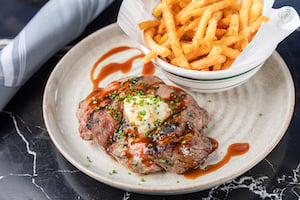 Australian Bavette Steak Frites, Peppercorn Sauce & Fries | Aussie Beef & Lamb | UK