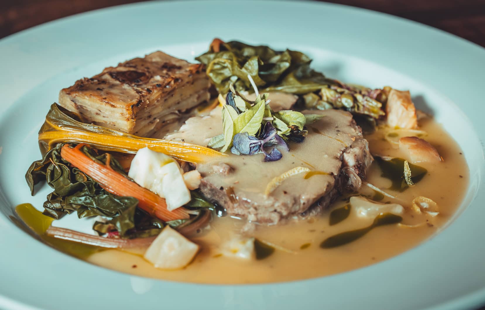 Lamb Fricasse with Artichoke and Celeriac