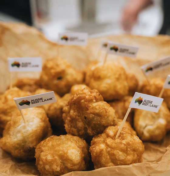 Braised Lamb, Jalapeño and Provolone Bites
