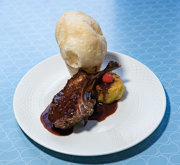 Lamb Rack with Guava Glaze