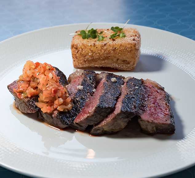Lamb Rump with Piperade