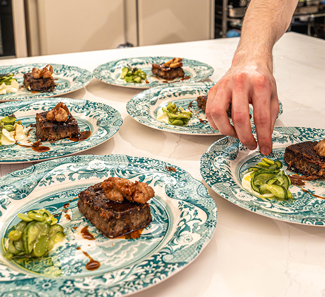 Pressed Lamb Shoulder & Sweetbreads