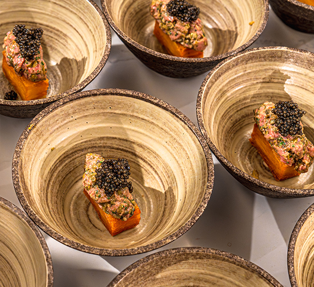 Wagyu Knuckle Tartare with Caviar